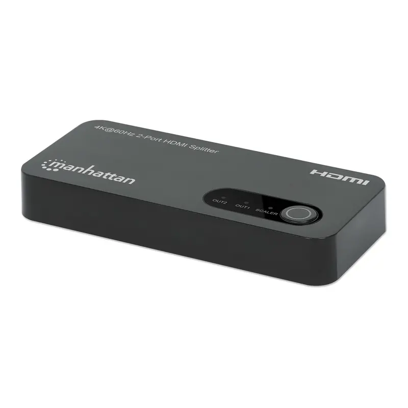 Manhattan 2-Port HDMI Splitter: 4K Ultra HD at 18Gbps