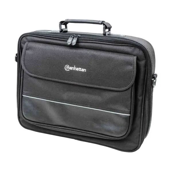 Manhattan 421430 Times Square Laptop Briefcase – 15.4″, Urban-Style Carry Case