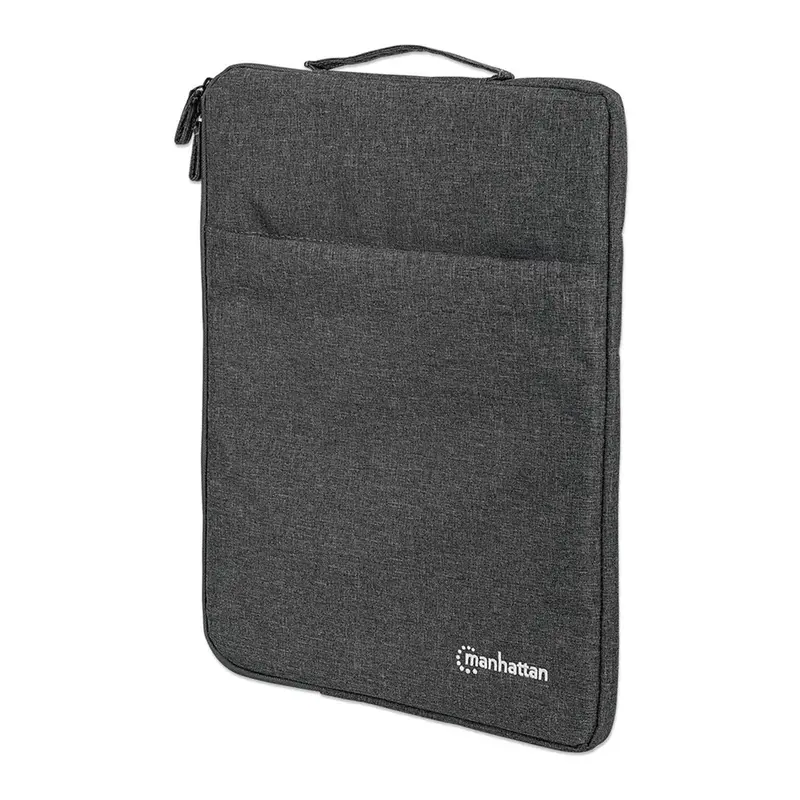 Manhattan Seattle 15.6″ Laptop Sleeve – Durable Gray Notebook Carrier with Padded Protection