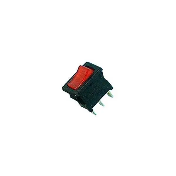 Miniature Illuminated SPST Rocker Switch – Space-Saving On-Off