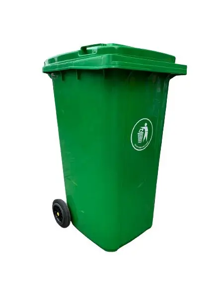 Mobile 240L Wheeled Trash Bin – Heavy-Duty Rollaway Waste Container