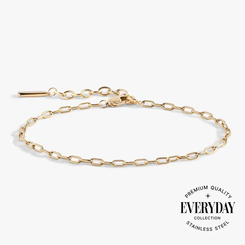 Modern Paperclip Link Bracelet – Everyday Essential