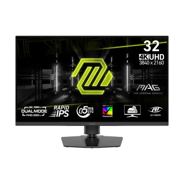 MSI MAG 322URDF E16 32-Inch 4K Ultra HD Gaming Monitor – 160Hz Dual-Mode IPS Display