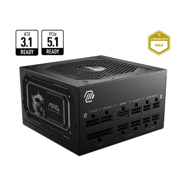 MSI MAG A750GL PCIe 5.0 750W 80 Plus Gold Fully Modular Gaming PSU