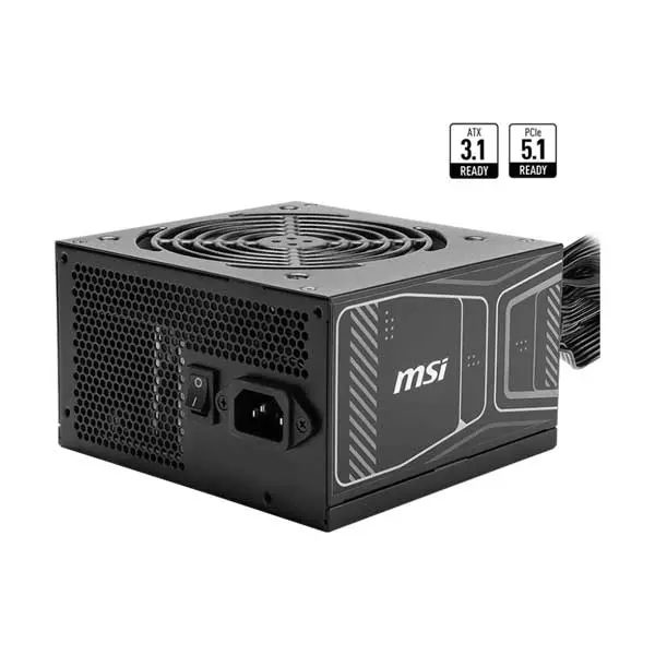 MSI MAG A850GN ATX Power Supply – 850W, PCIe 5.0 Ready, 80 PLUS Gold Certified