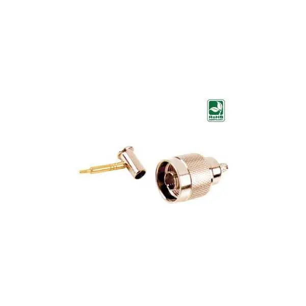 N-Type Male 3-Piece Crimp Connector for RG-58 Coaxial Cable