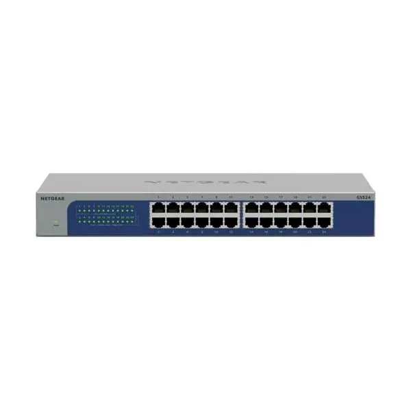NETGEAR GS524-300NAS 24-Port Gigabit Unmanaged Ethernet Switch with Energy-Efficient Design