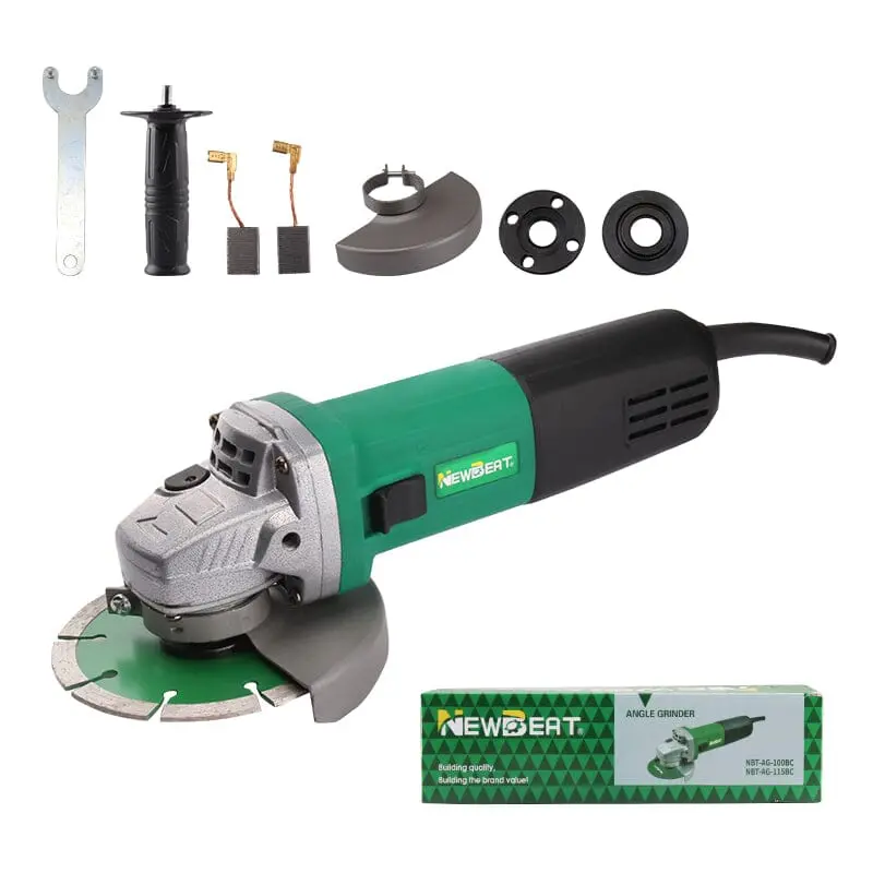 NEWBEAT 4-Inch 1000W Side-Switch Angle Grinder – NBT-AG-100BC