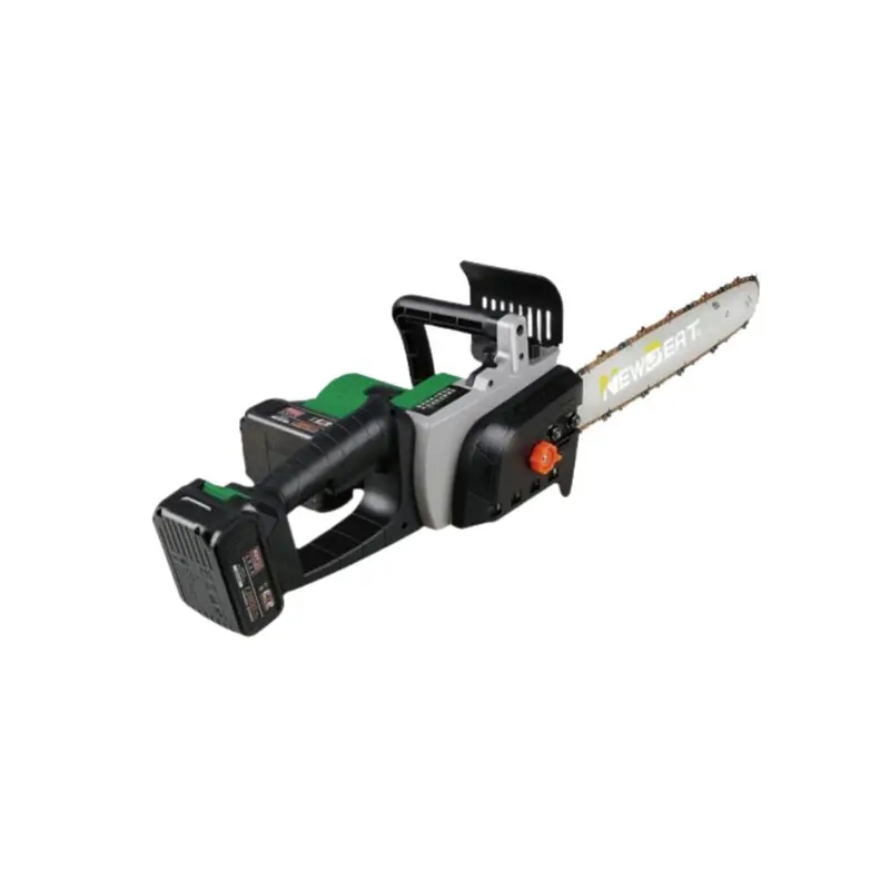 NEWBEAT NBT-CC-16A 21V Brushless Cordless Chainsaw – 16-Inch Bar, 2 Batteries & Charger