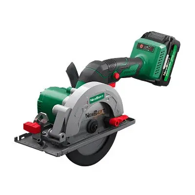Newbeat NBT-CCSM-150A 21V Brushless Cordless Circular Saw – 150mm Blade, Dual Battery Kit