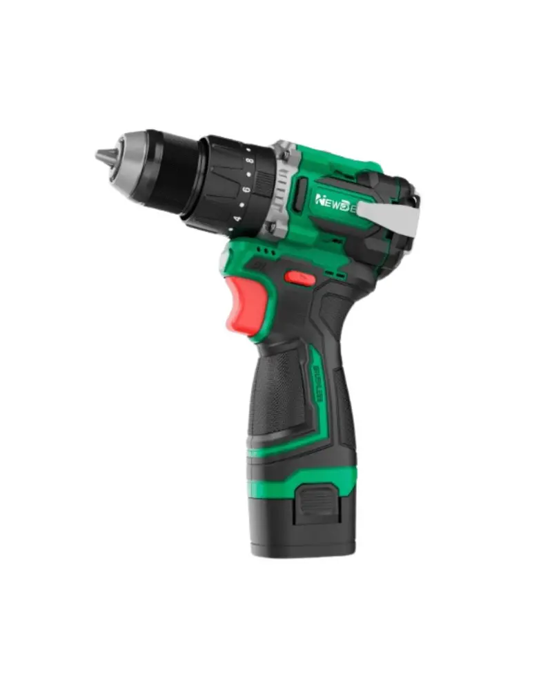 Newbeat NBT-CID-16.8D-BL Cordless Impact Drill – 16.8V Brushless Design with Dual Batteries & Charger