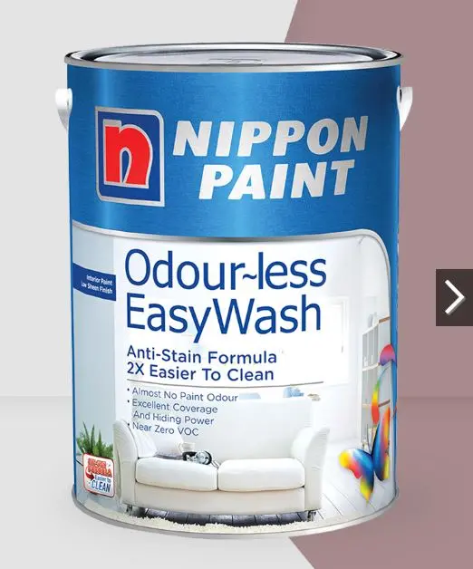 Nippon Odour-less EasyWash Interior Emulsion – Stain-Resistant & Eco-Friendly