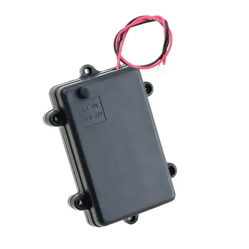 NTE Water-Resistant 3-AA Battery Holder with On/Off Switch and Cover