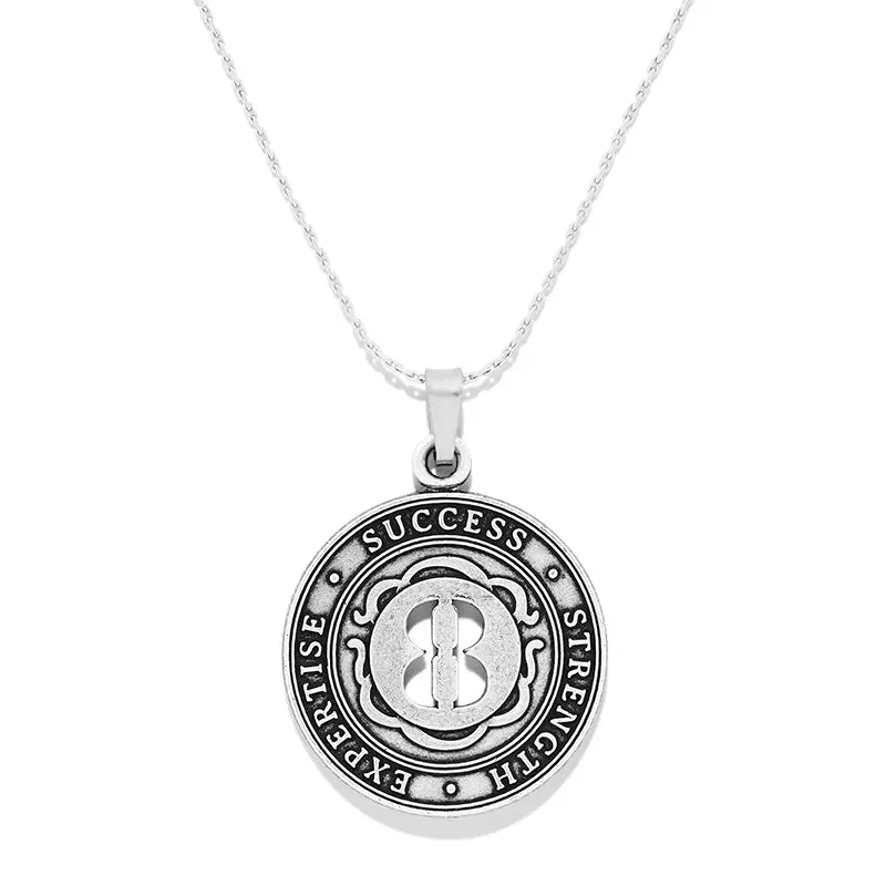 Number 8 Symbol Necklace — Expandable for Success & Strength