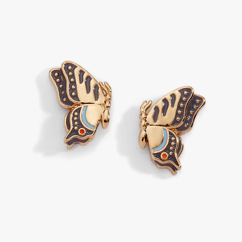 NYBG Butterfly Stud or Dangle Earrings