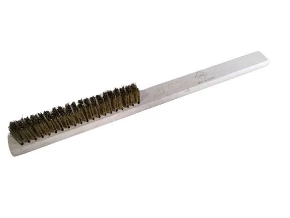 OKB Premium Brass Wire Brush – Non-Sparking, Corrosion-Resistant