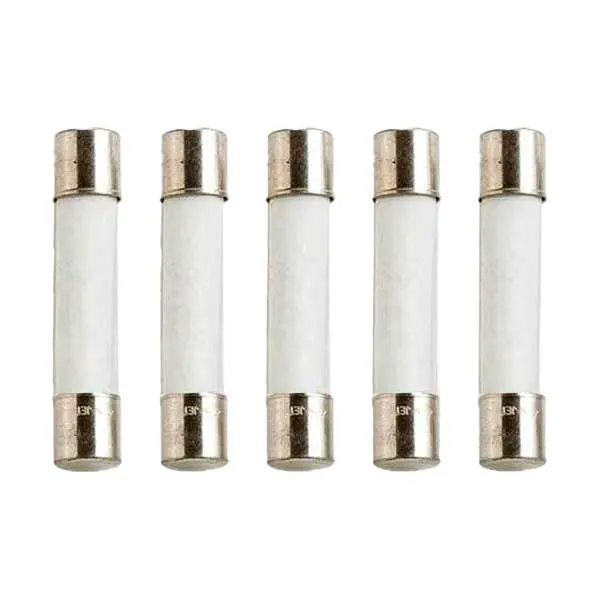 OptiFuse 6.3×32mm 5A 250V Slow-Blow Ceramic Fuse – 5-Pack