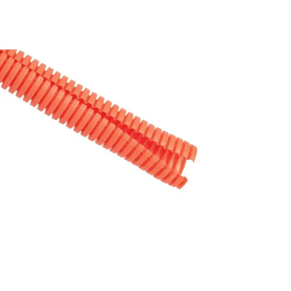 Orange Split-Loom Wire Tubing – 1-Inch Inner Diameter, 100-Foot Roll