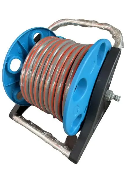 Orex 20-Meter Retractable Garden Hose Reel with 1/2-Inch Fittings