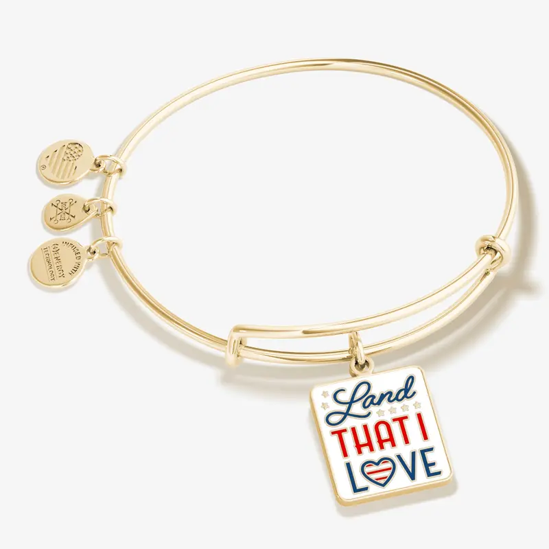 Patriotic ‘Land That I Love’ Charm Bracelet