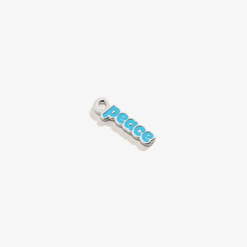 Peace Sign Hoop Earring Charm