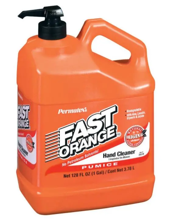 Permatex Fast Orange Hand Cleaner — 1-Gallon Citrus-Based Degreaser | PERM-25218