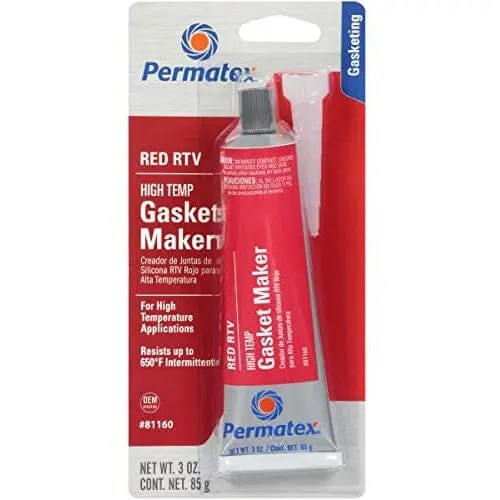 Permatex PERM-81160 26BR High-Temp Red Silicone Gasket Maker – Up to 650°F