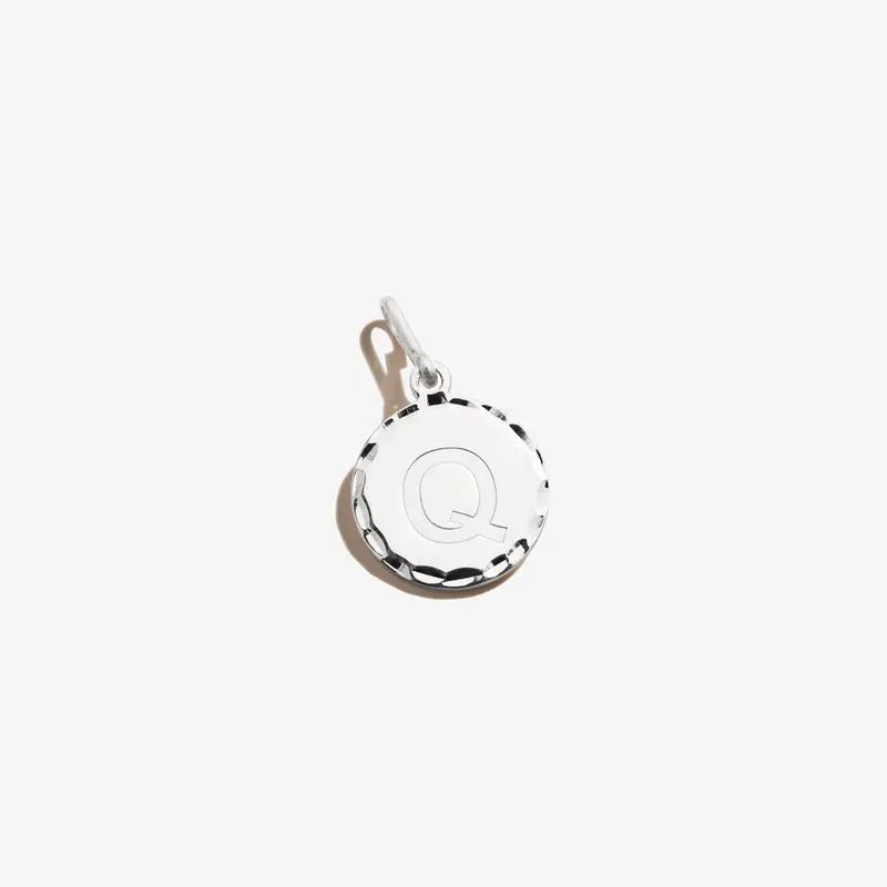 Personalized Q Initial Charm Jewelry Piece