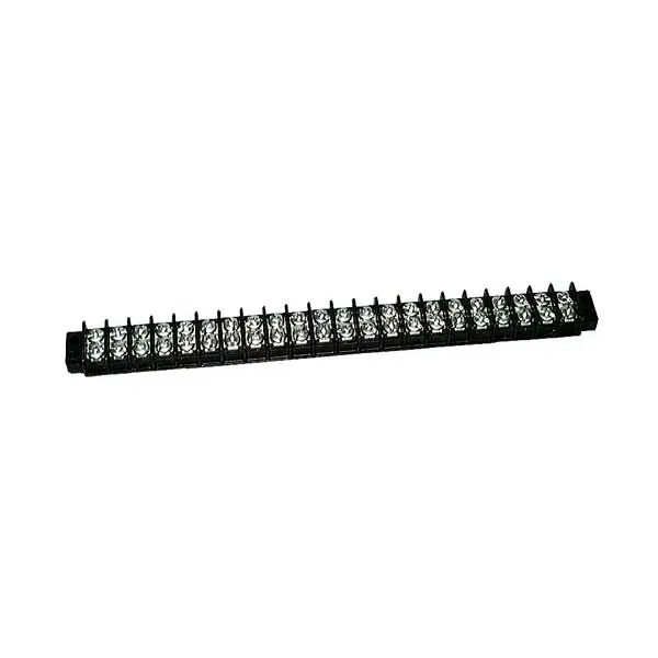 Philmore 13-1420B 20-Terminal Dual-Row 30A Industrial Terminal Block Strip