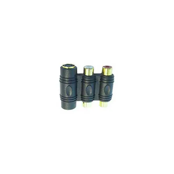 Philmore A/V Coupler: S-VHS & Dual RCA Adapter