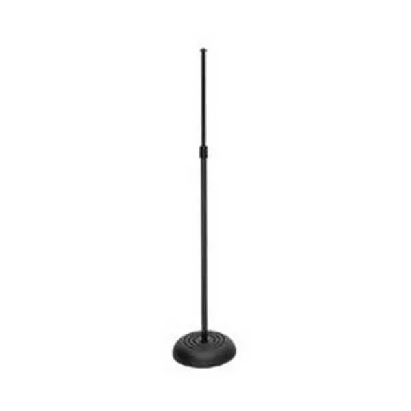 Philmore Heavy-Duty Black Microphone Floor Stand – Die-Cast Iron Base