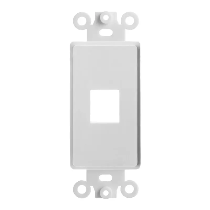 Philmore LKG 72-5051 Single-Gang White Keystone Wallplate Insert