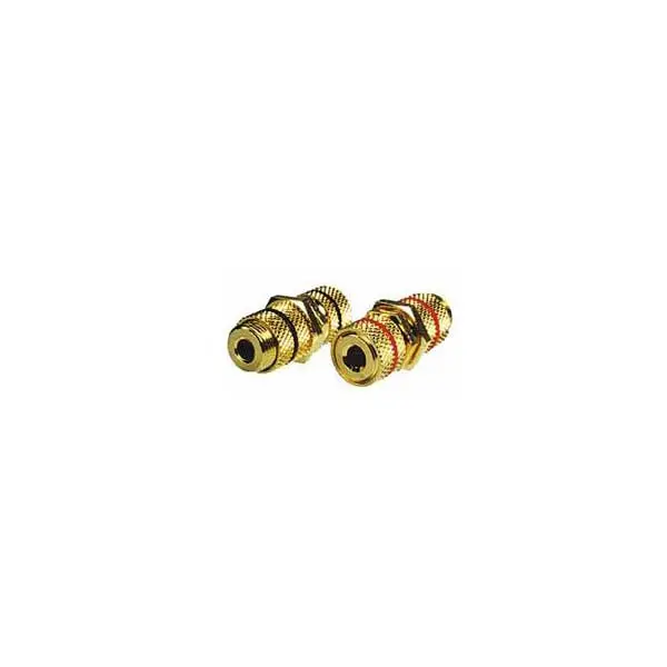 Philmore Solderless Metal Binding Posts – Red and Black Pair
