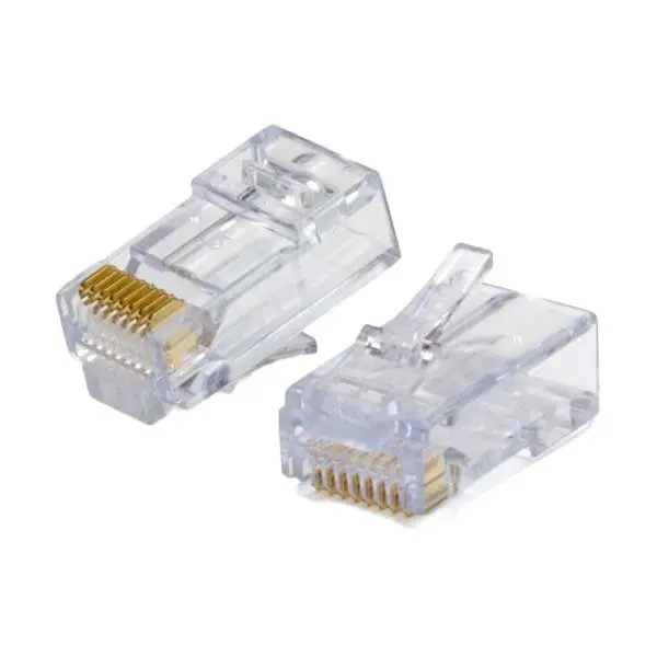 Platinum Tools 202016J EZ-RJ45 CAT6 Crimp Connector Kit: 50 Connectors + 50 Strain Reliefs