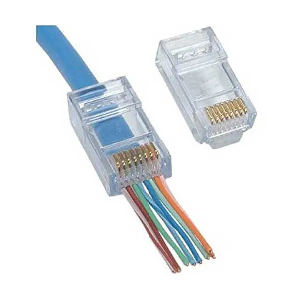 Platinum Tools EZ-RJ45 Cat 6+ Modular Plugs – 50-Count Box