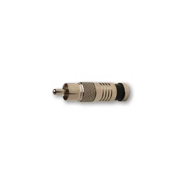 Platinum Tools Nickel-Plated RCA Compression Connectors for Coaxial Cables