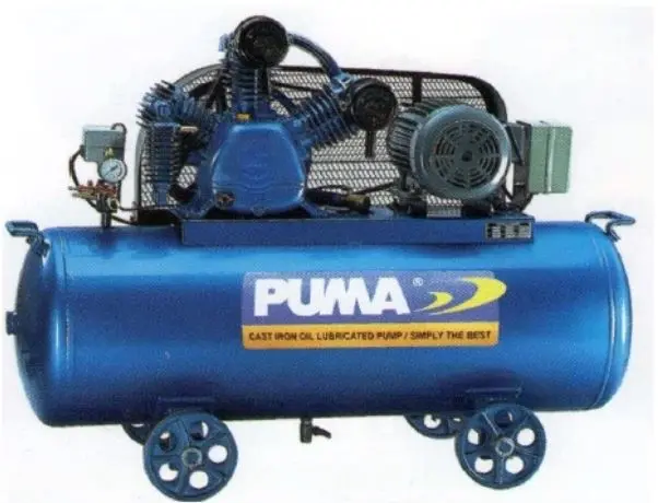 PUMA PE15080T Three-Phase Air Compressor – 15HP, 269L Tank, Heavy-Duty Duty Cycle