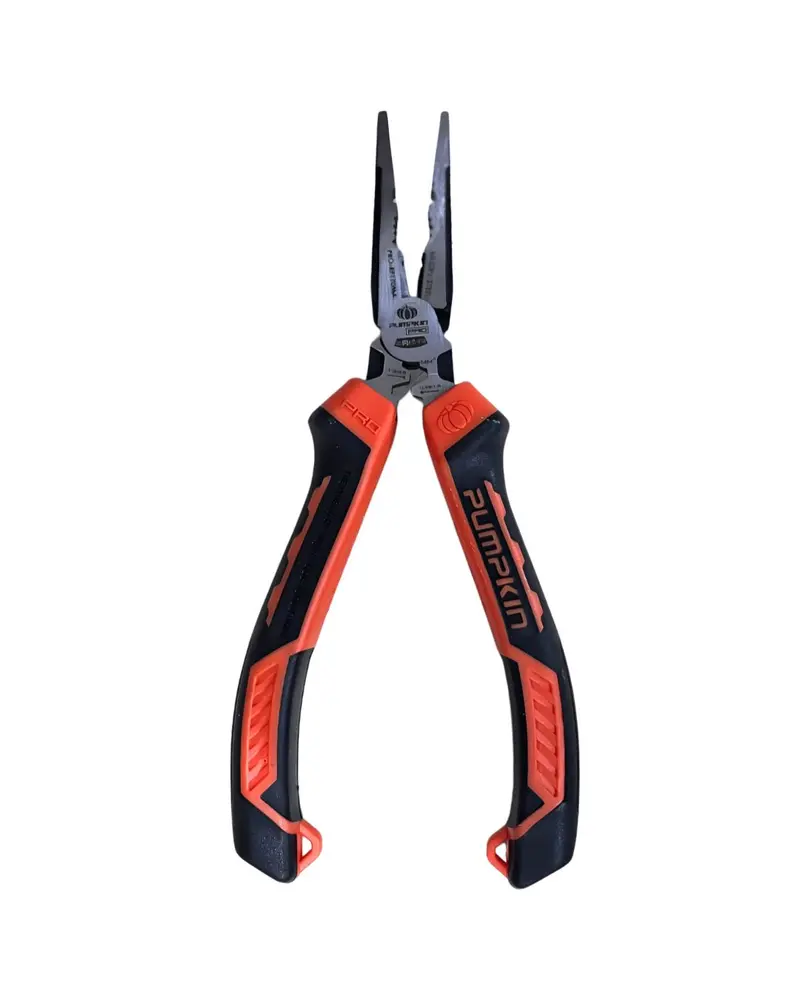 Pumpkin Multi-Function Long-Nose Pliers – 7-Inch Power-Grip Design