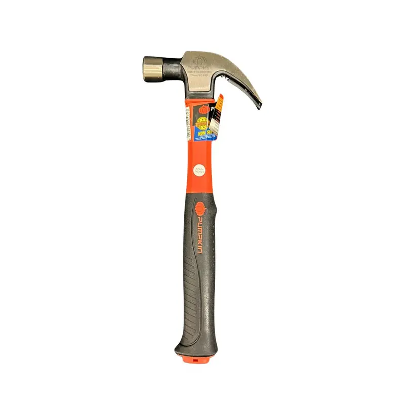 Pumpkin Non-Slip Claw Hammer – 27mm Face, Ergonomic Design, 6 per Box