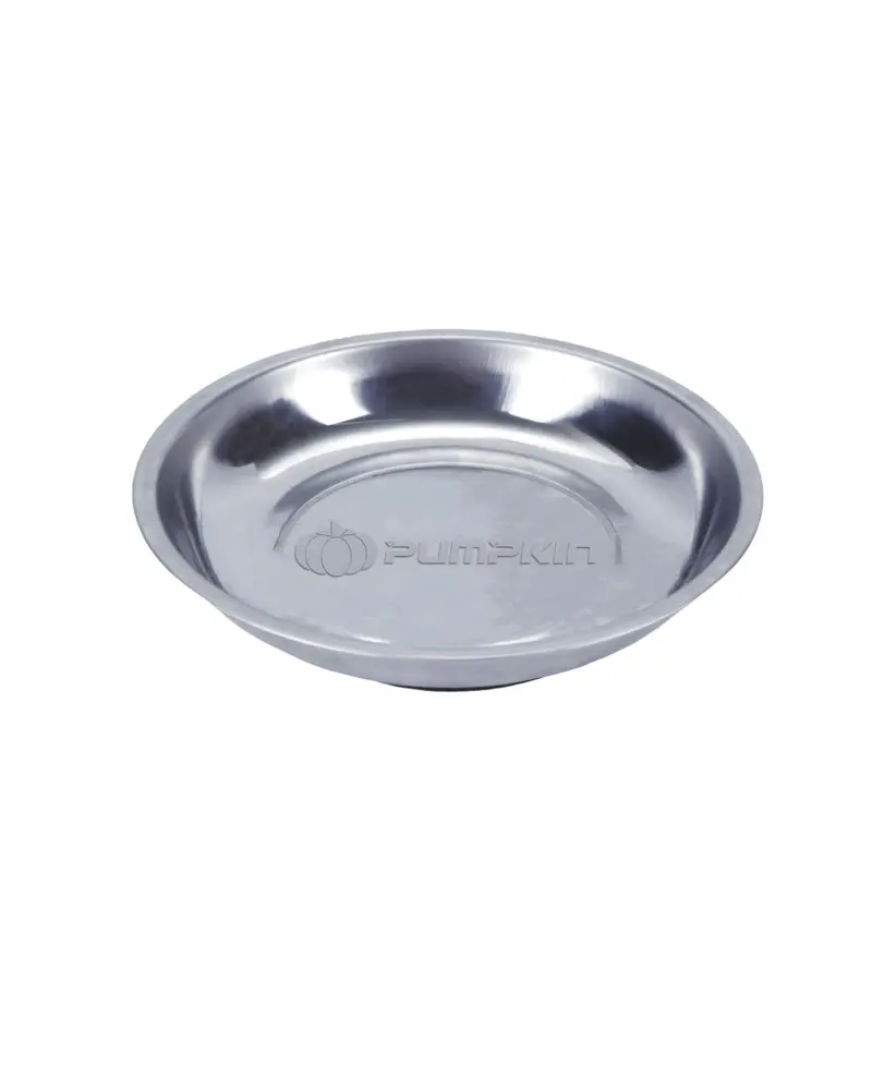 Pumpkin PM23223 6-Inch Stainless Steel Magnetic Parts Tray with Round Design