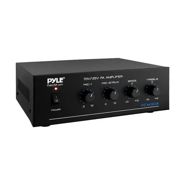 Pyle 60-Watt Stereo Power Amplifier – Compact Audio Output Device