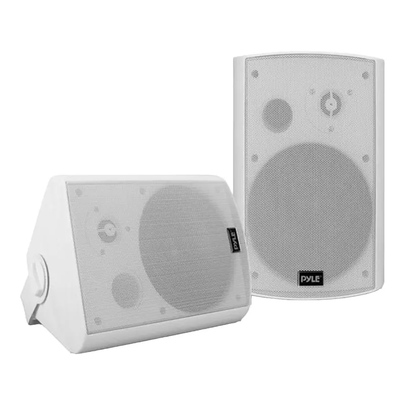 Pyle PDWR61BTWT 6.5-Inch Bluetooth/Wired Indoor-Outdoor Speakers — White Pair