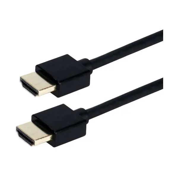 QVS 0.5-Foot Ultra-Thin HDMI Cable – 4K Ultra HD with Ethernet Channel