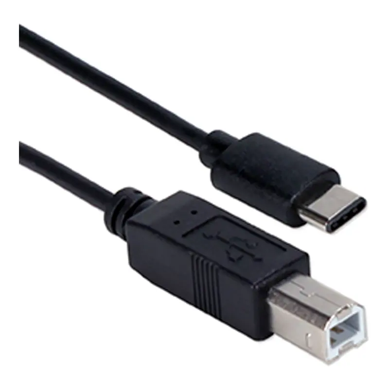 QVS CC2235-1M – 1-Meter (3.3ft) 3A USB-C to USB-B Data Sync Cable