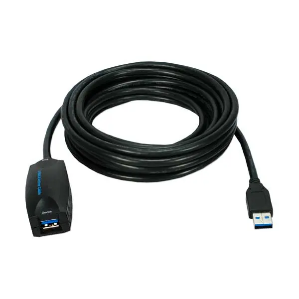QVS USB3-RPTR Active USB 3.0 Extension Cable: 16-Foot 5 Gbps Signal Booster