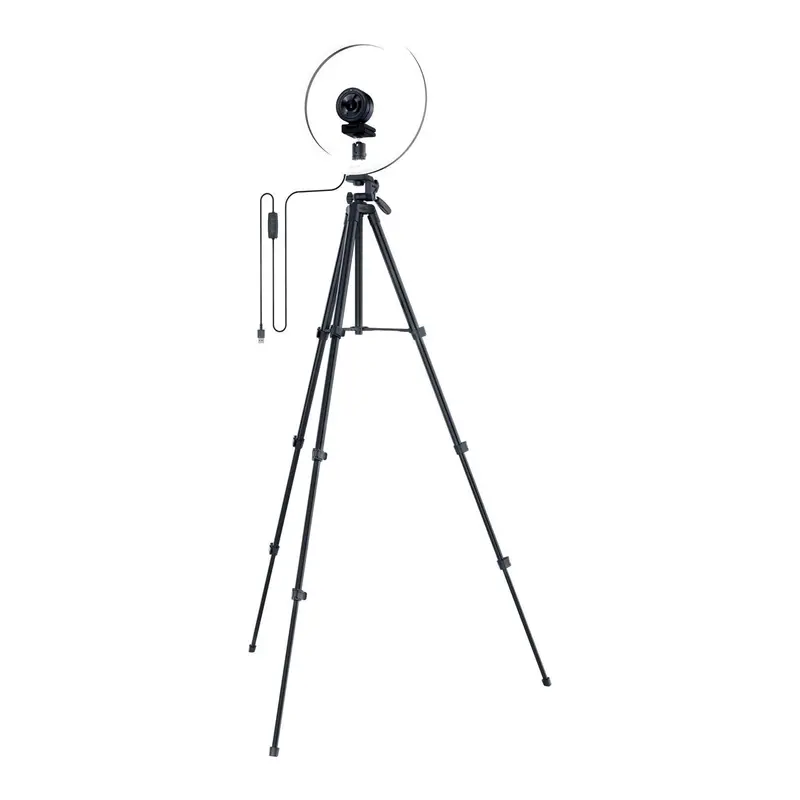 Razer 12″ USB-Powered LED Ring Light with Tripod Stand (RZ19-03660100-R3M1)