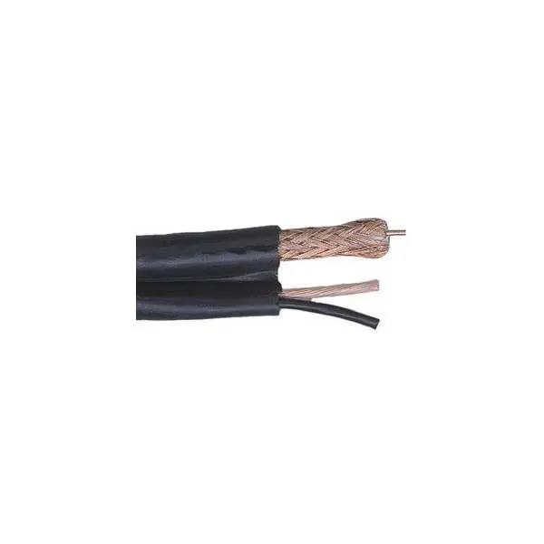 RG59/U Siamese CCTV Cable – 75Ω + 18 AWG Power Pair, 1000 ft