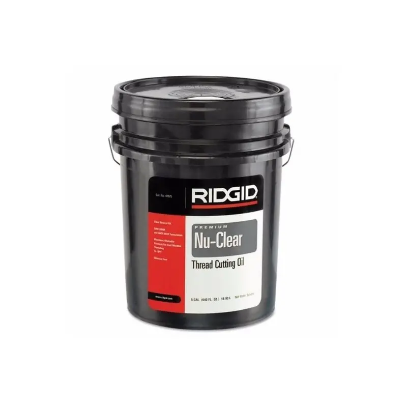 Ridgid OIL-R55-C Clear Threading Oil – 55-Gallon Drum for Pipe Thread Lubrication