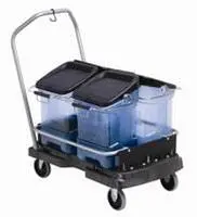 Rubbermaid Ice-Only Service Cart – Dedicated Black Transport Unit