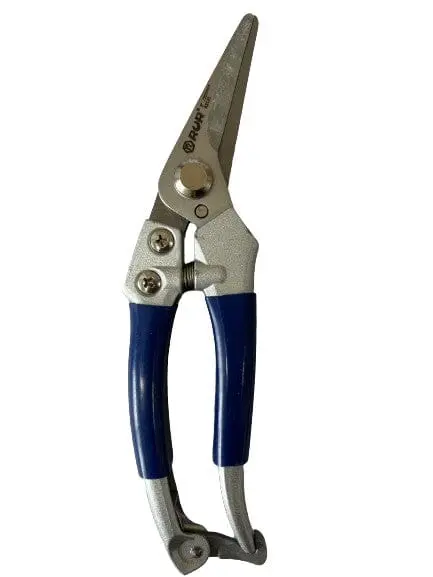 RUR 200 mm Pruning Shears — Ergonomic Blue-Grip Design for Precision Cutting
